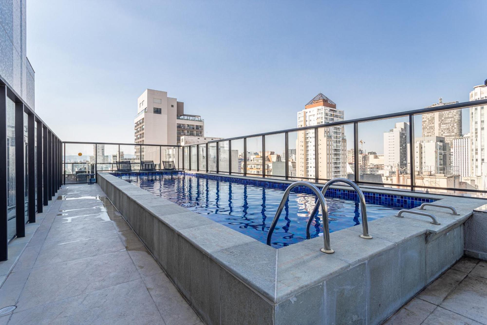 Predio Completo Na Consolacao Com Piscina No Rooftop - Share Consolacao Сан-Паулу Екстер'єр фото